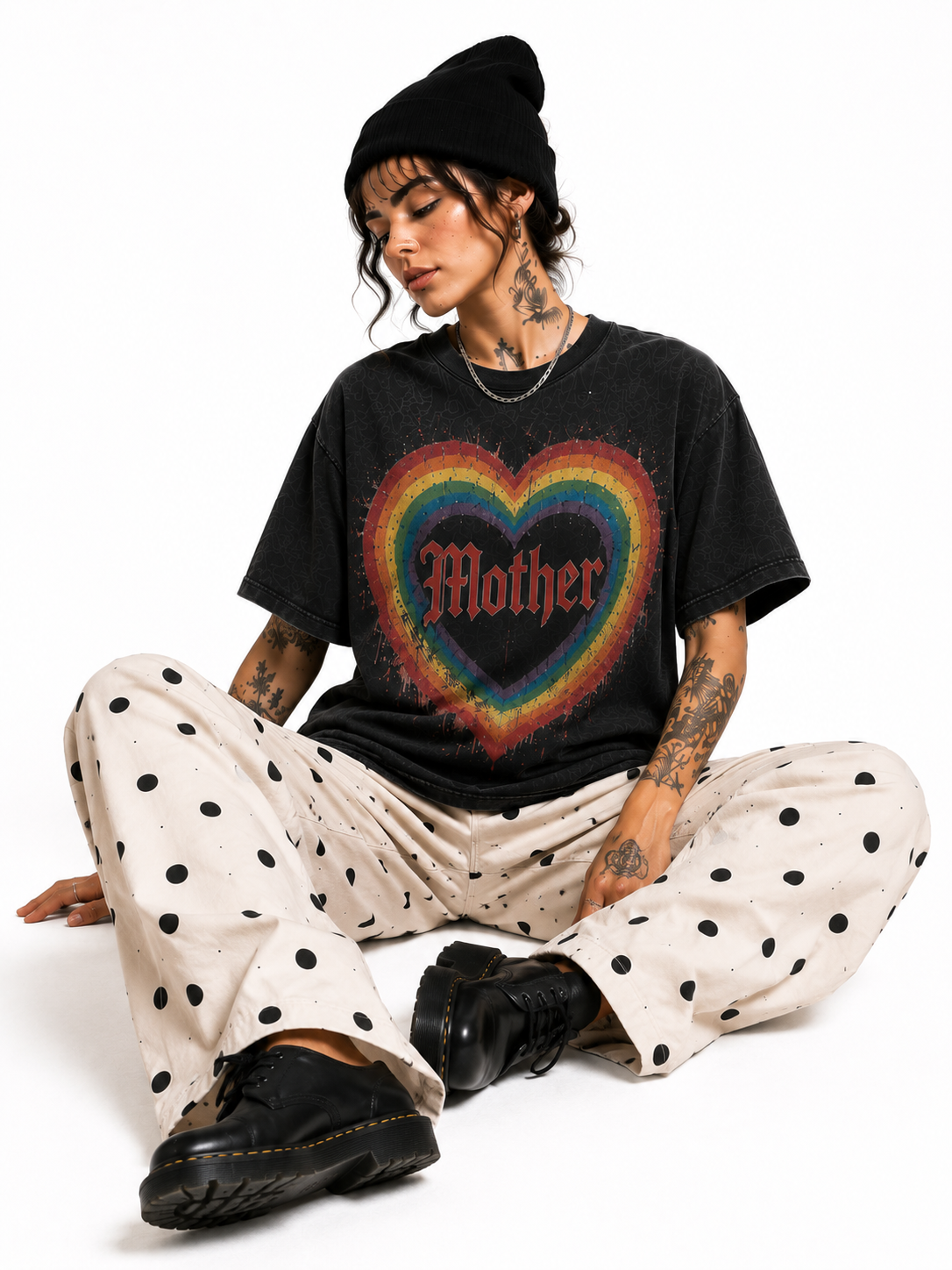 T-shirt manches courtes "mother heart"