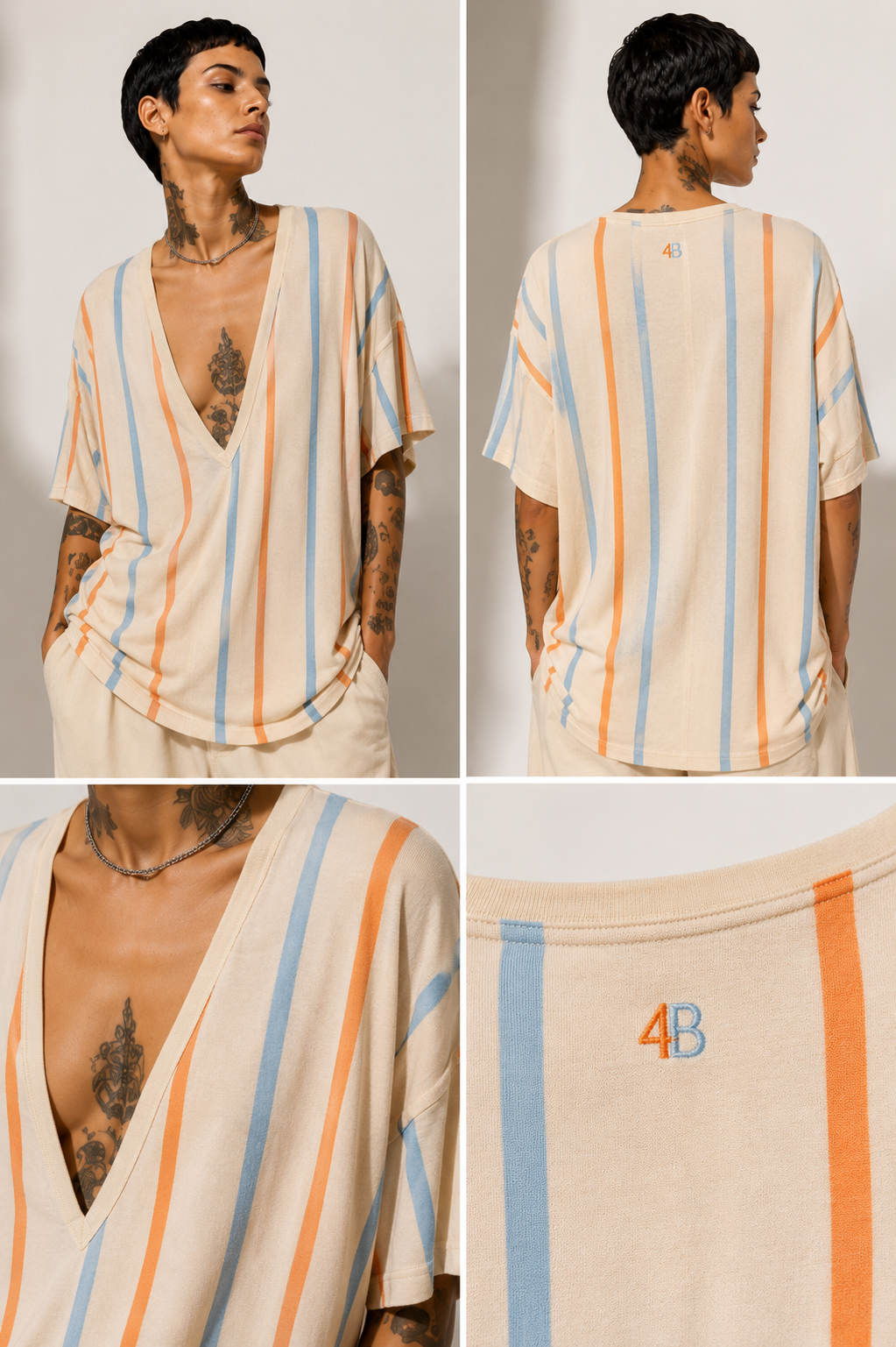 T-shirt manche courte "summer vibes"