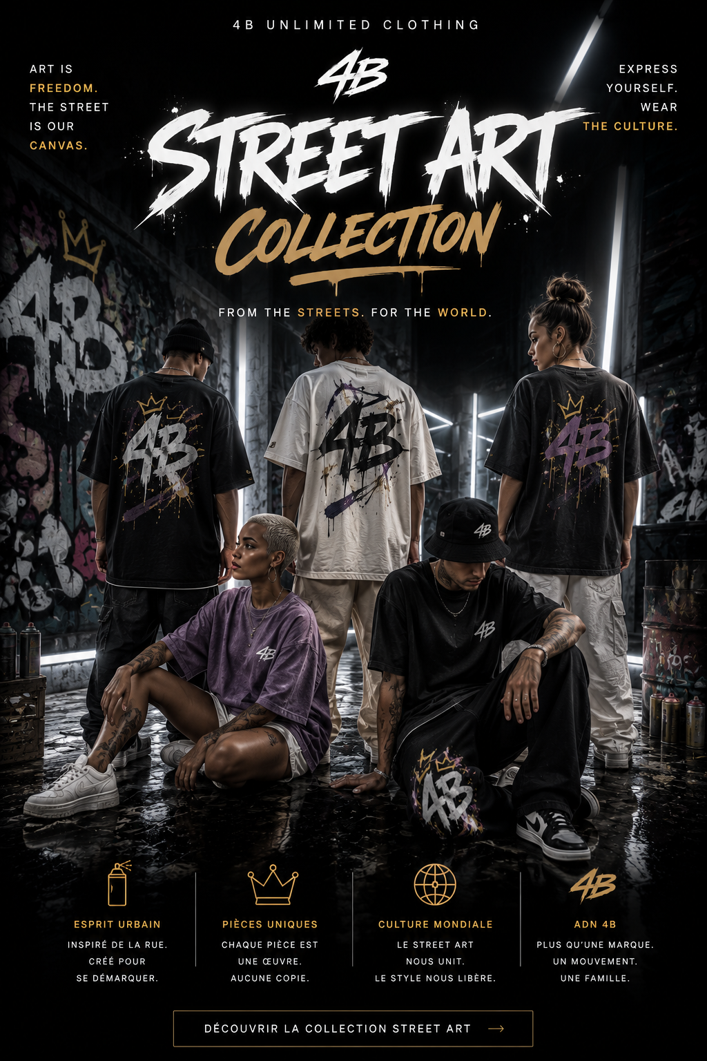 STREET ART COLLECTION | Mode Urbaine & Basketball