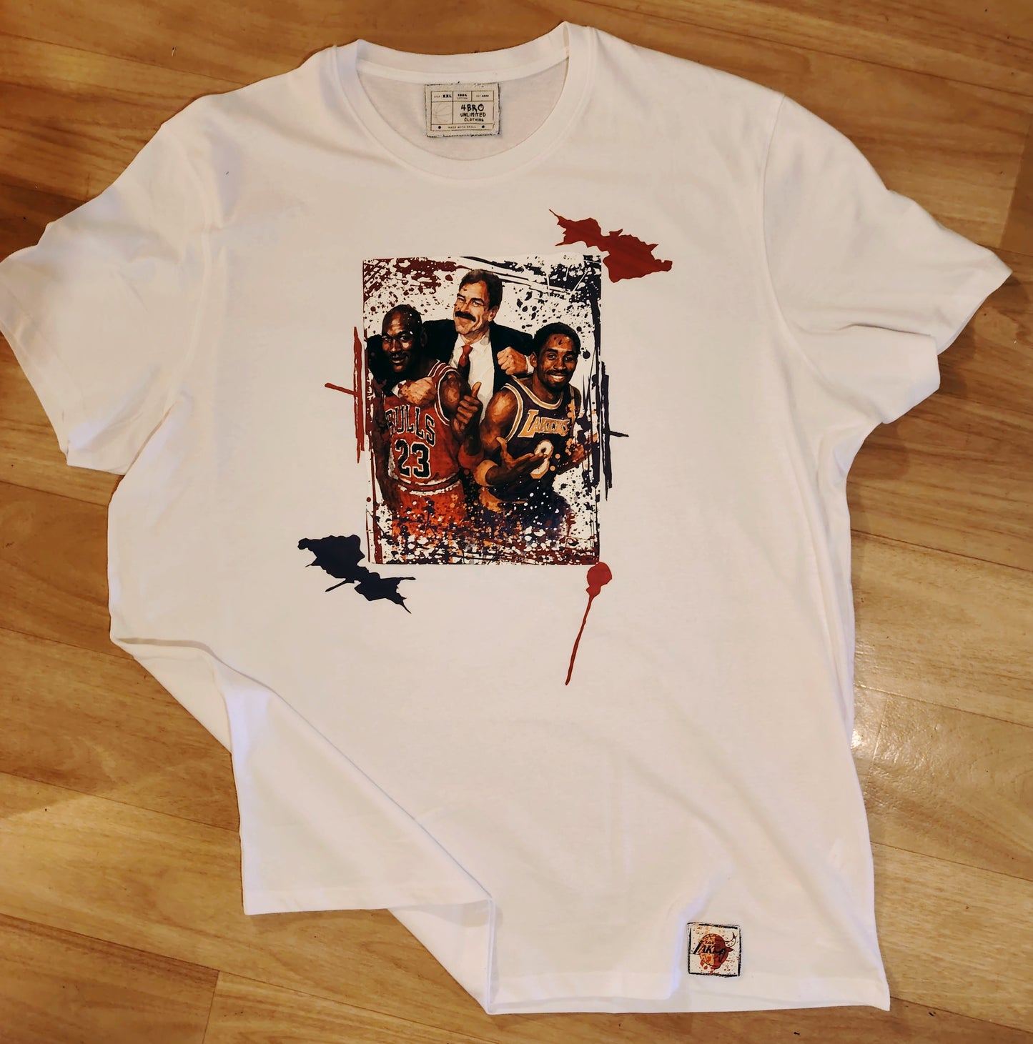 T-shirt collection "Paint" Mj, Phil & Kobe