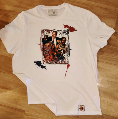 T-shirt collection "Paint" Mj, Phil & Kobe