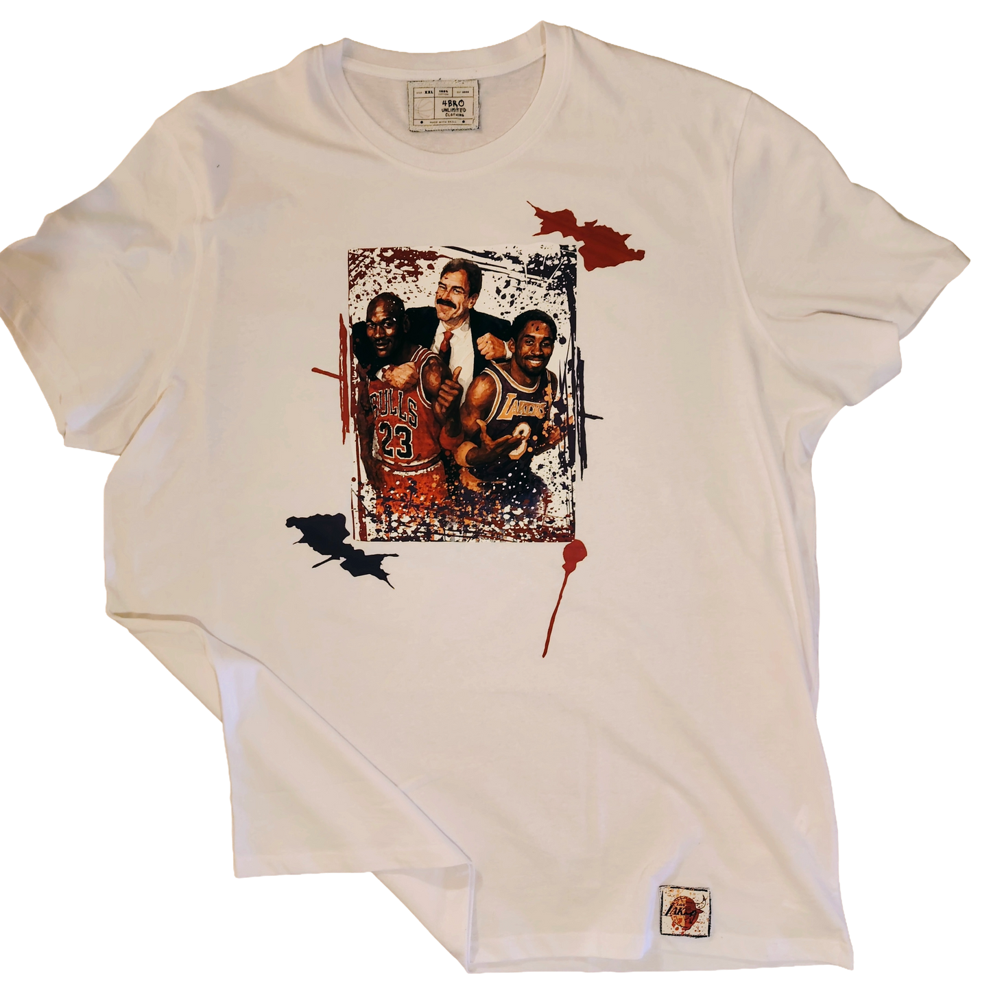 T-shirt collection "Paint" Mj, Phil & Kobe