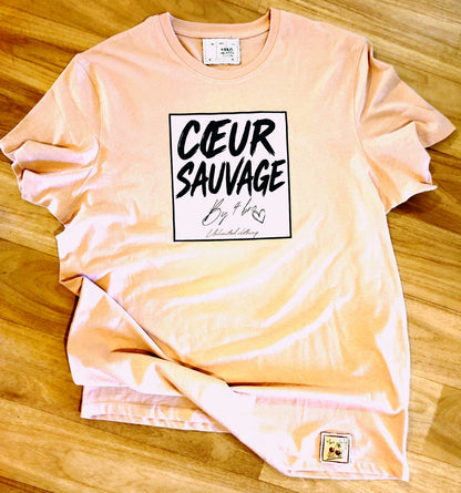 T-shirt collection "Girlie-cloth" coeur sauvage