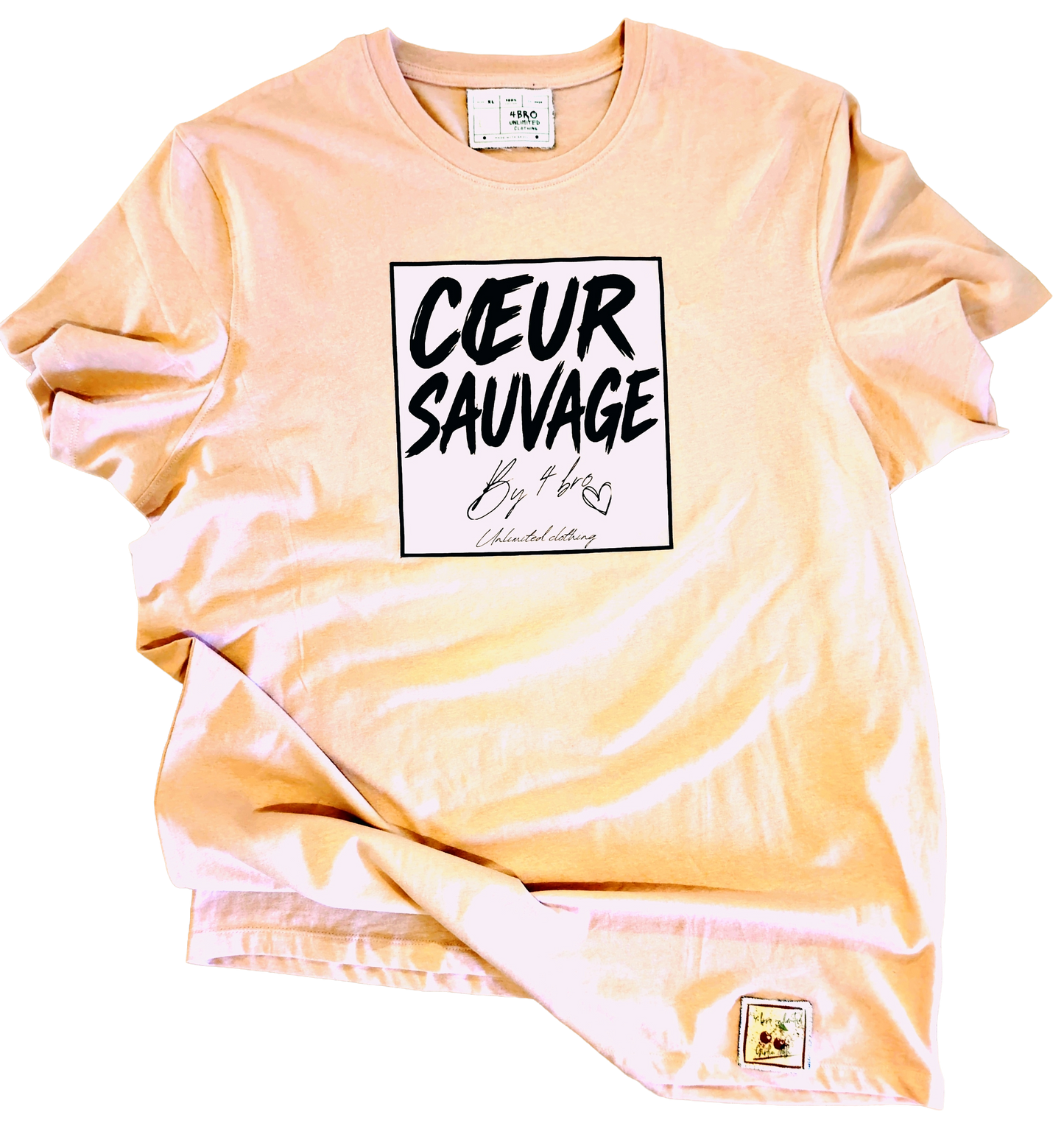 T-shirt collection "Girlie-cloth" coeur sauvage