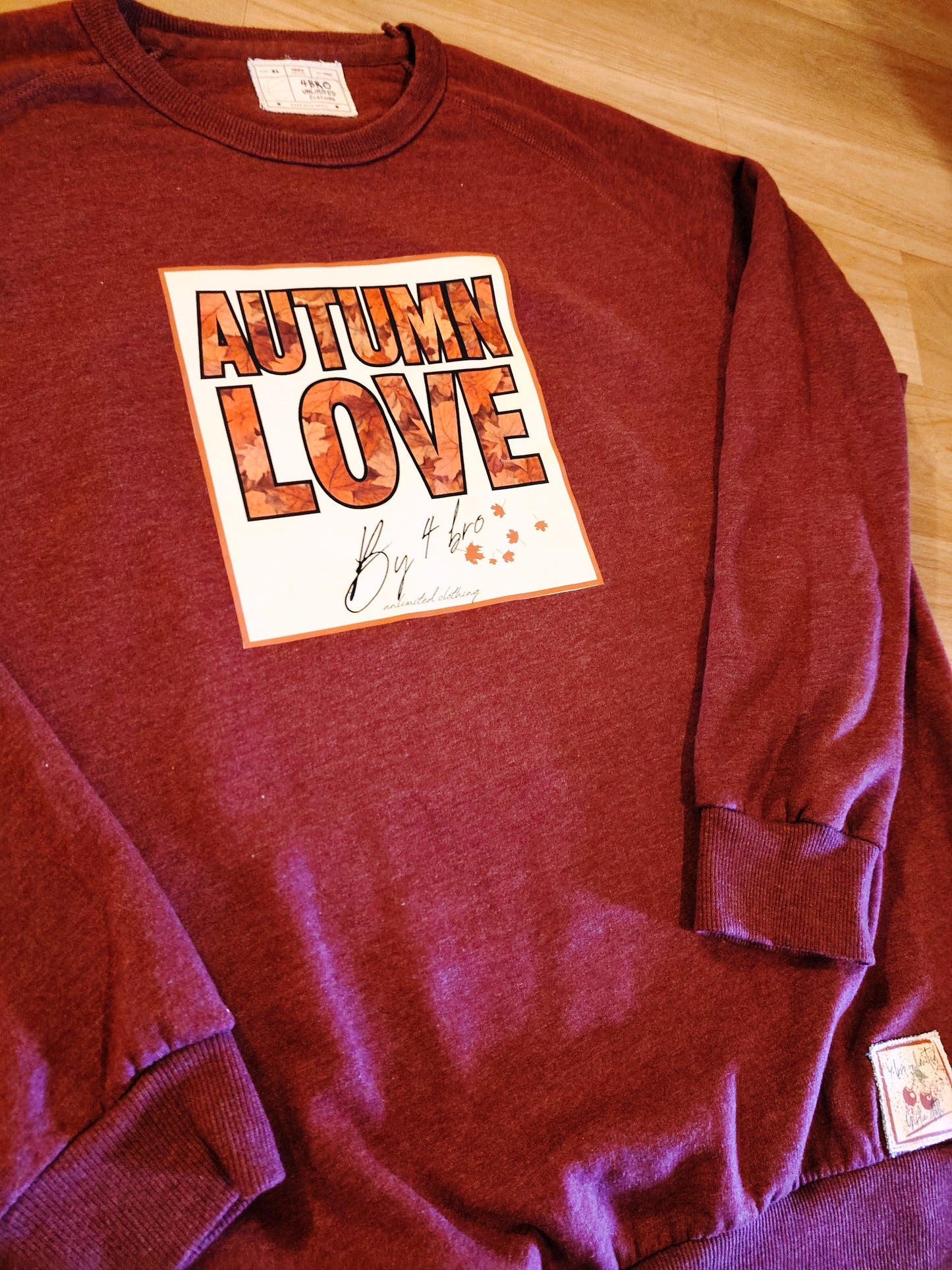 Sweat collection "Girlie-cloth" Love autumn