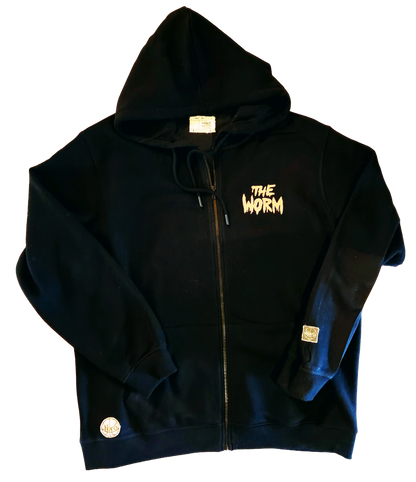 Sweat a capuche zippé "the worm"
