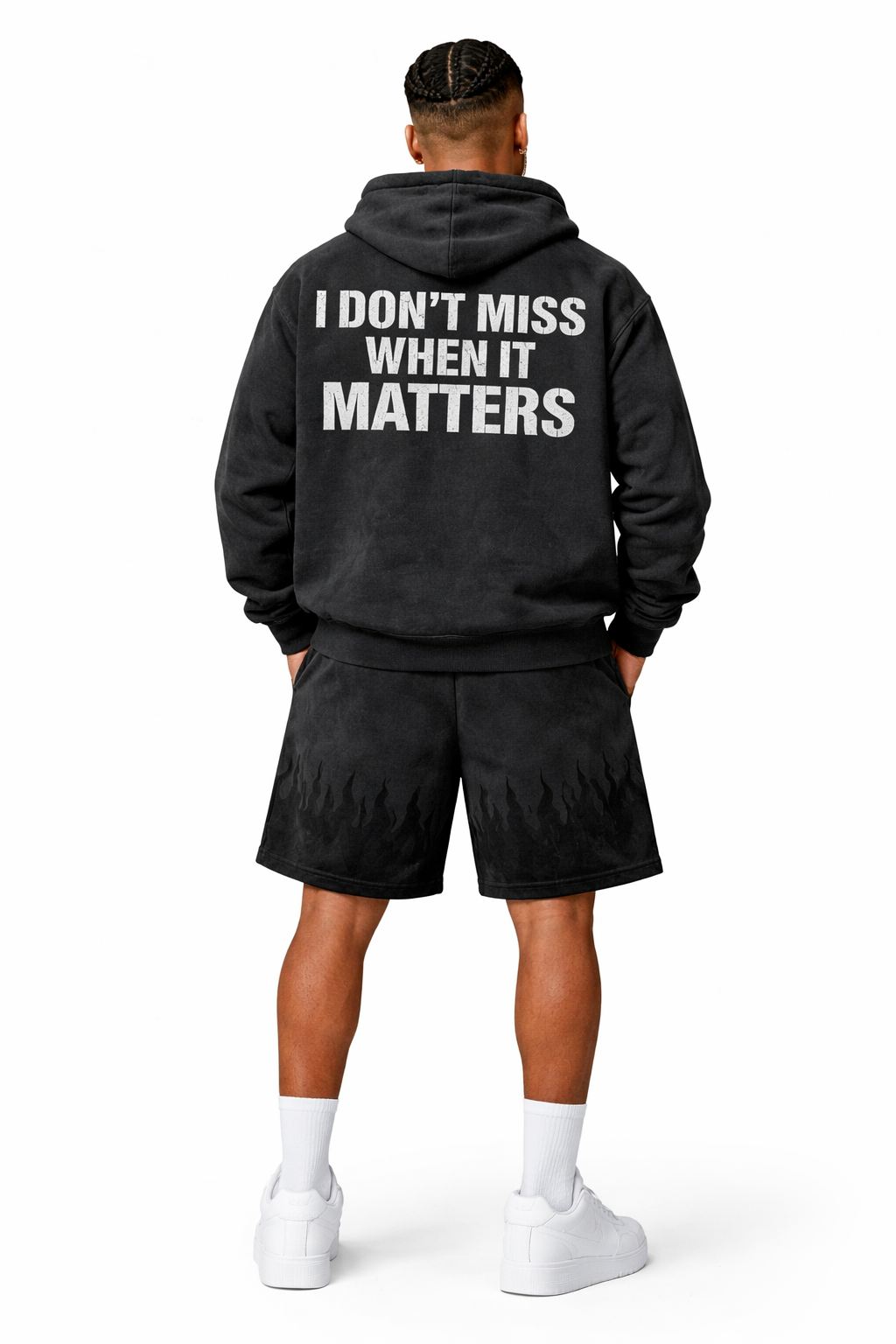 Ensemble sweat et short "i don't miss"
