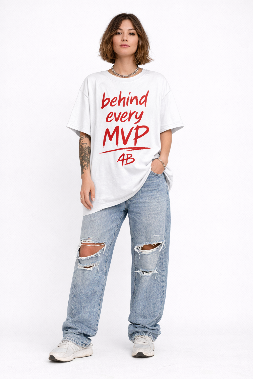 T-shirt "Behind every MVP"