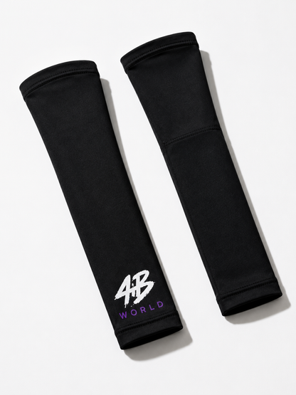 Manchons de Compression Bras Basketball 4B World – Noir