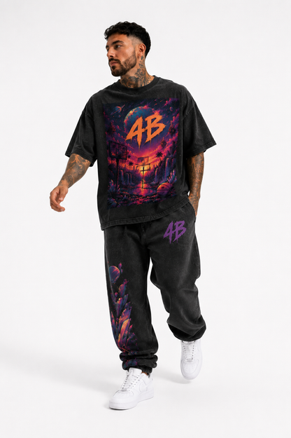 Ensemble tshirt/jogging Cosmic hoop