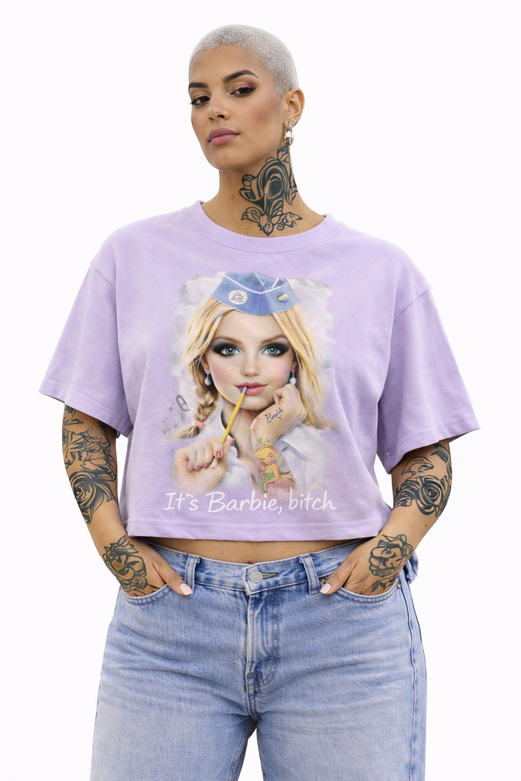 Crop top Bad Barbie
