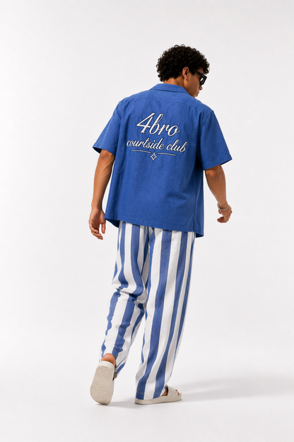 Chemise manches courtes "courtside club"