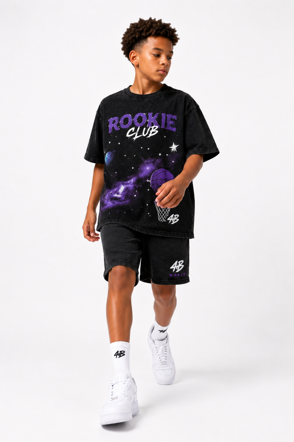 T-shirt Oversize Enfant Rookie Club | Future Legend