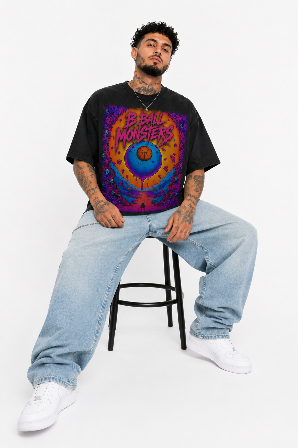 T-shirt "B ball monsters"