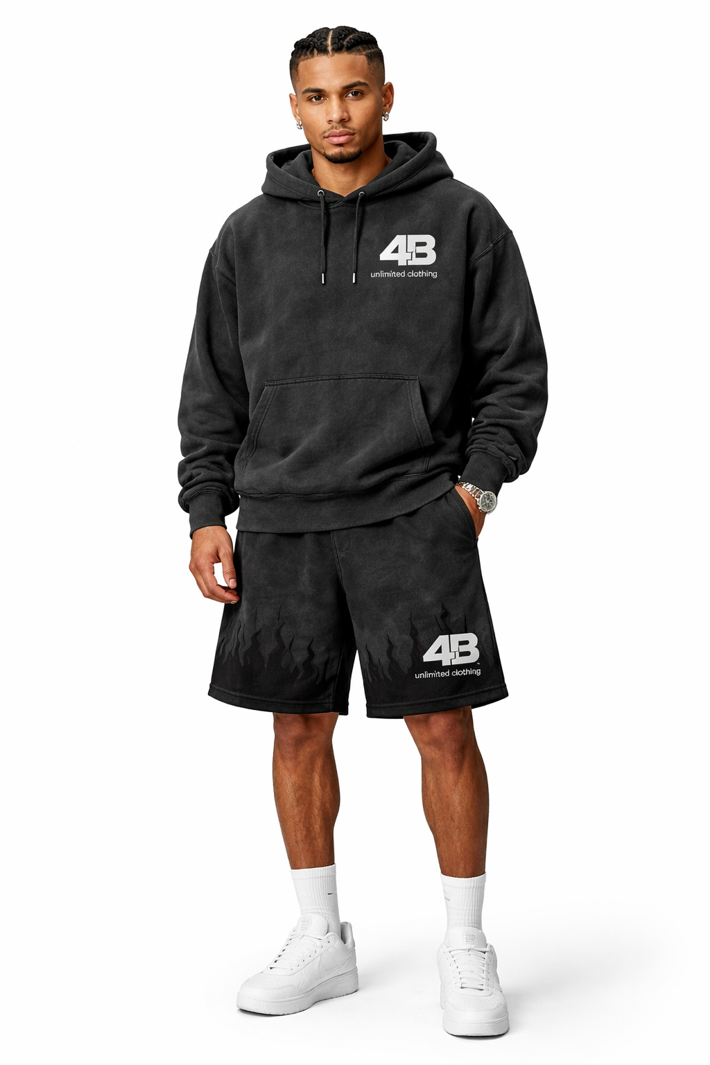 Ensemble sweat et short "i don't miss"