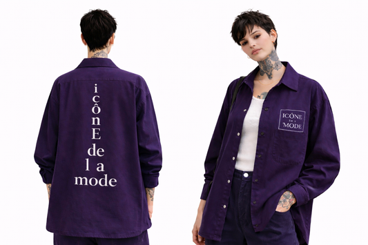 Chemise oversize "icône de la mode"