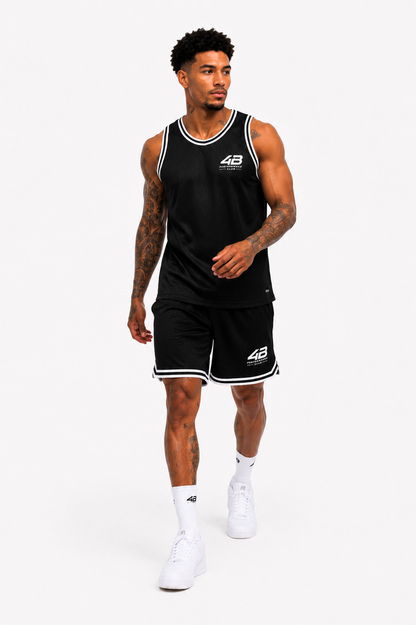 Ensemble Basketball Homme 4B Performance Club – Rain or Shine – Noir