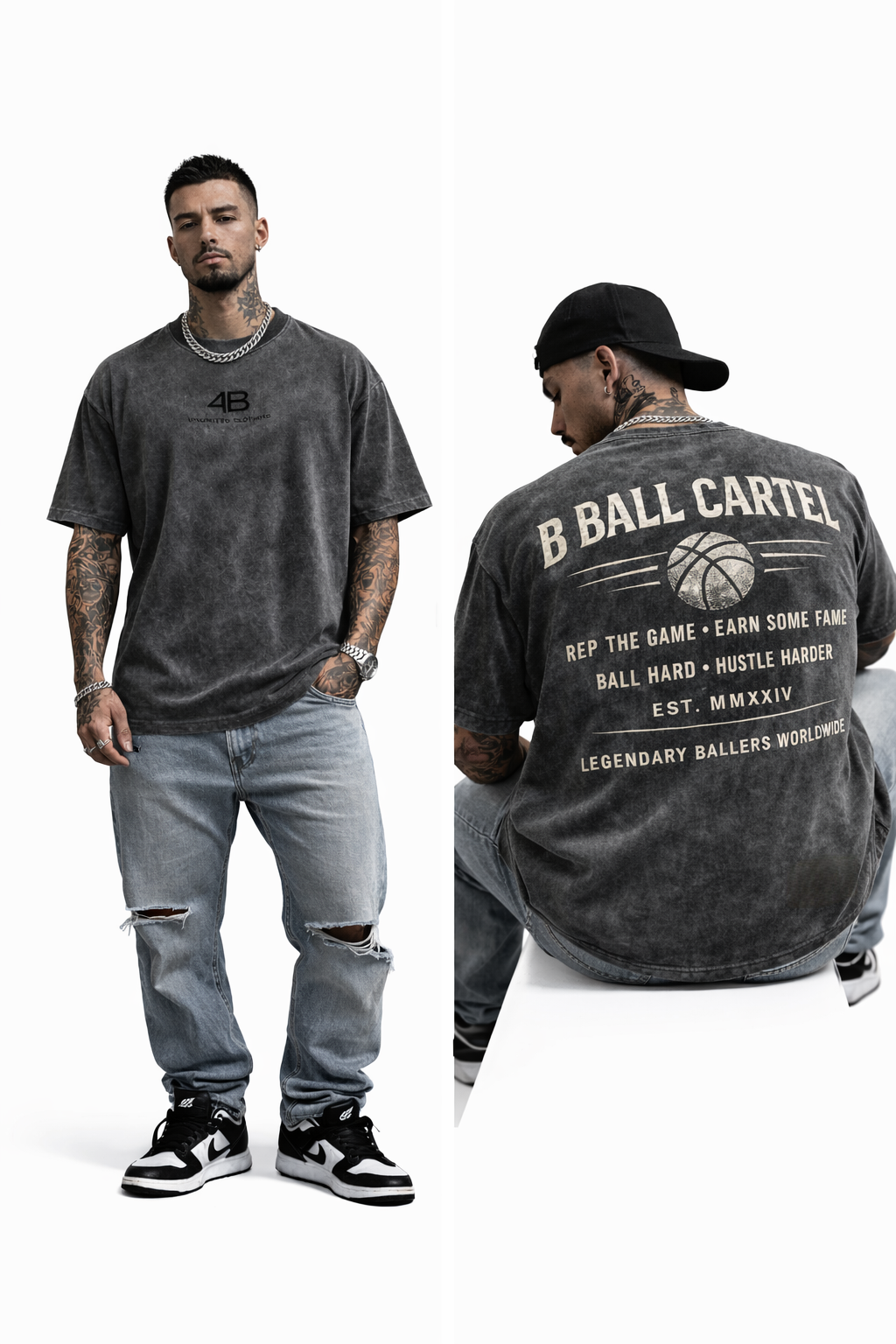 T-shirt "B Ball Cartel"