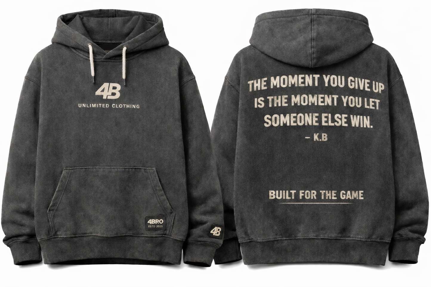 Sweat a capuche Built for the game