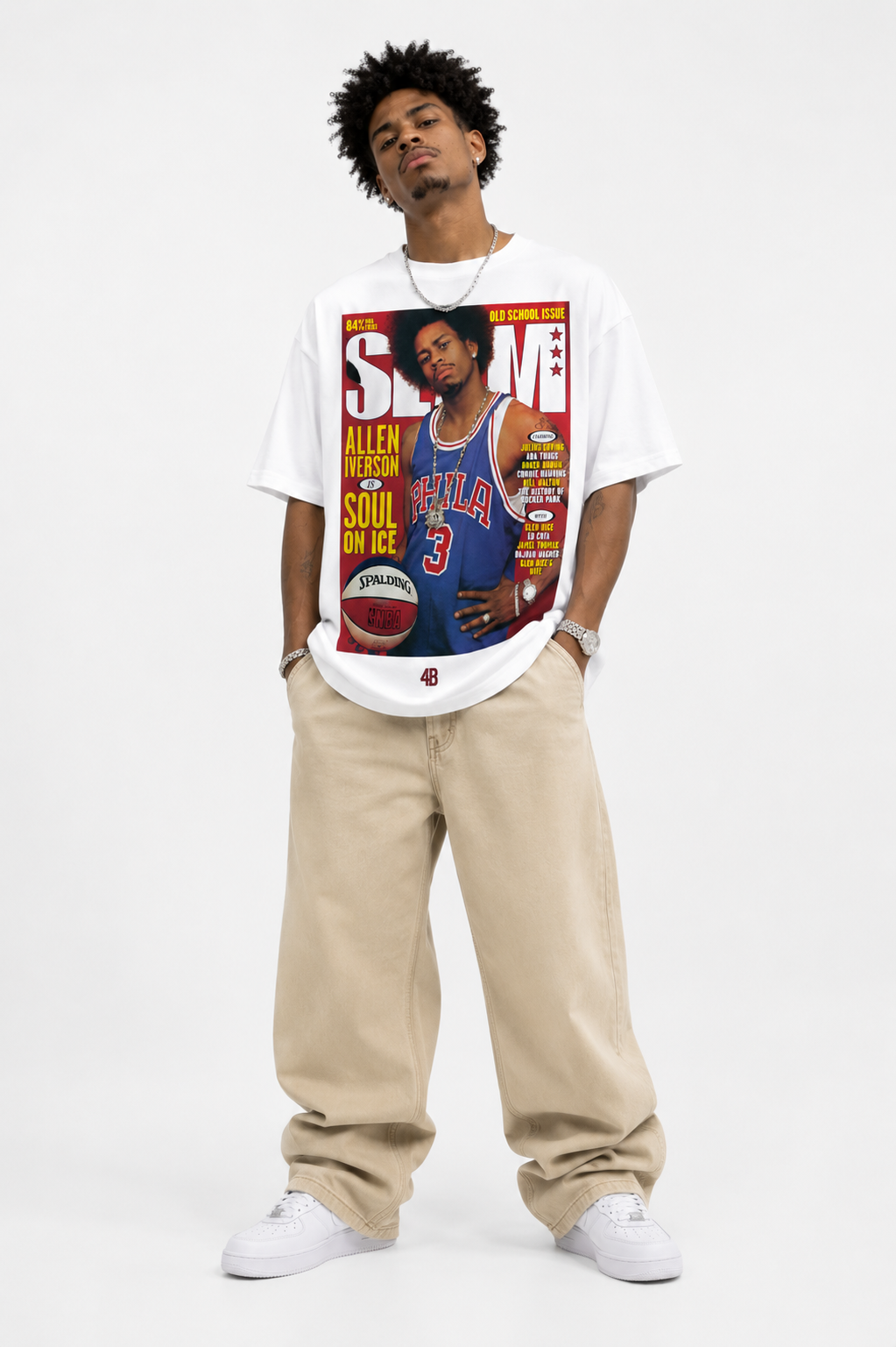 T-shirt manches courtes "players edition fans iverson"