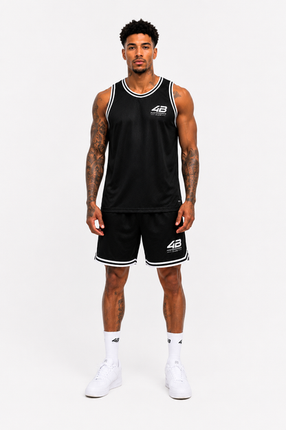 Ensemble Basketball Homme 4B Performance Club – Rain or Shine – Noir