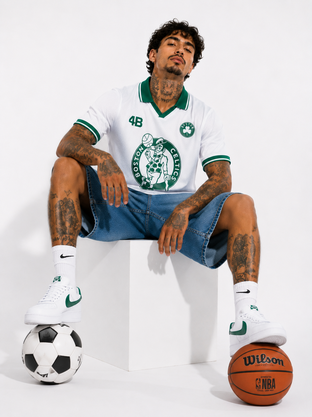 T-shirt courtes manches "world cup X 4Bro" Boston