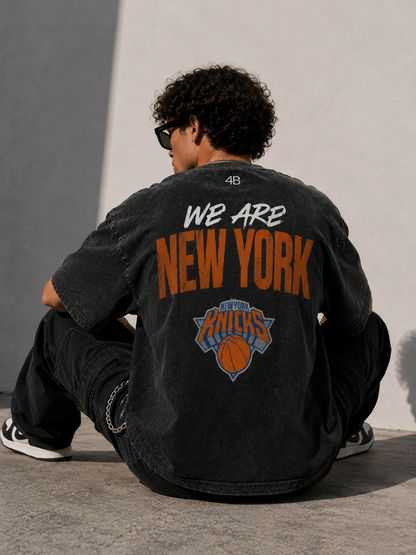 T-shirt manches courtes oversize "NY champs"