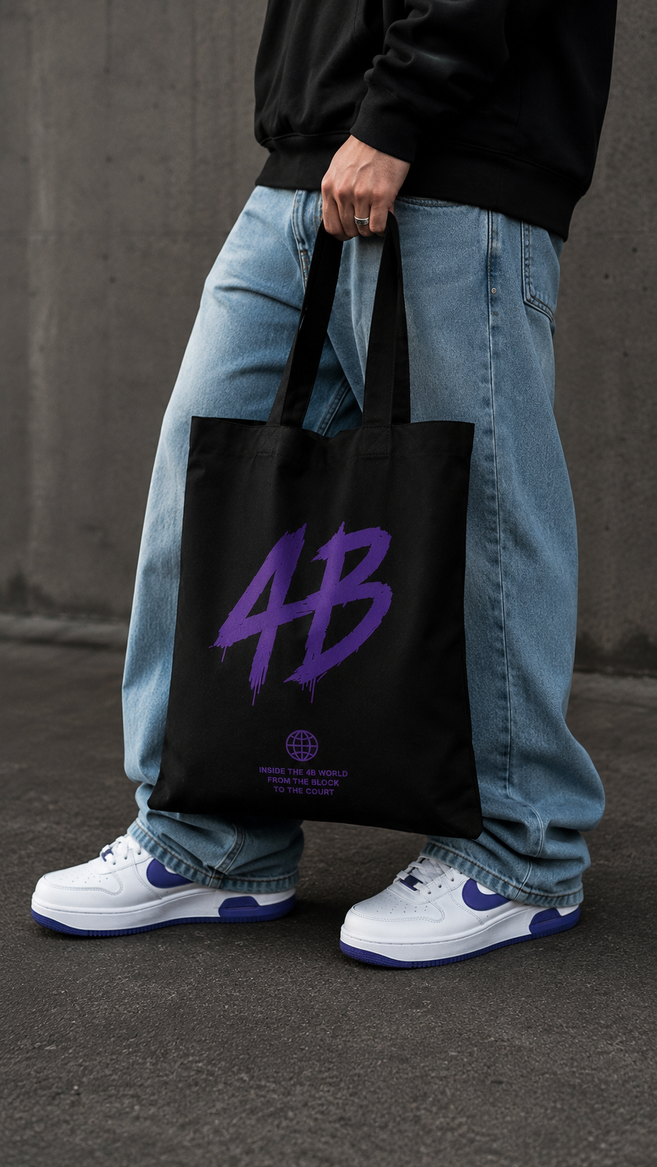 Tote bag "4B World"