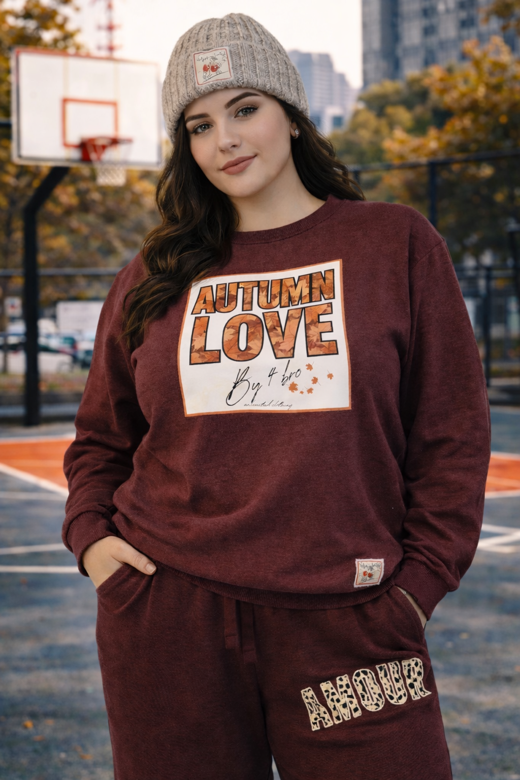 Sweat collection "Girlie-cloth" Love autumn