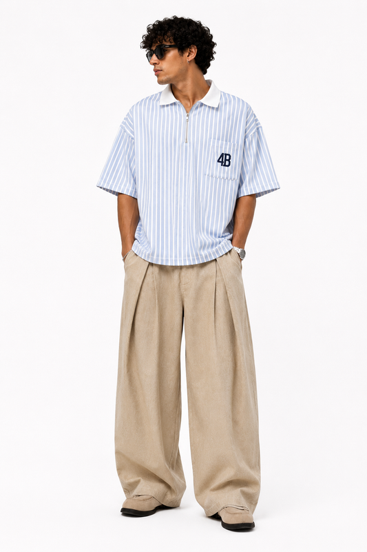 Polo crop "courtside club"
