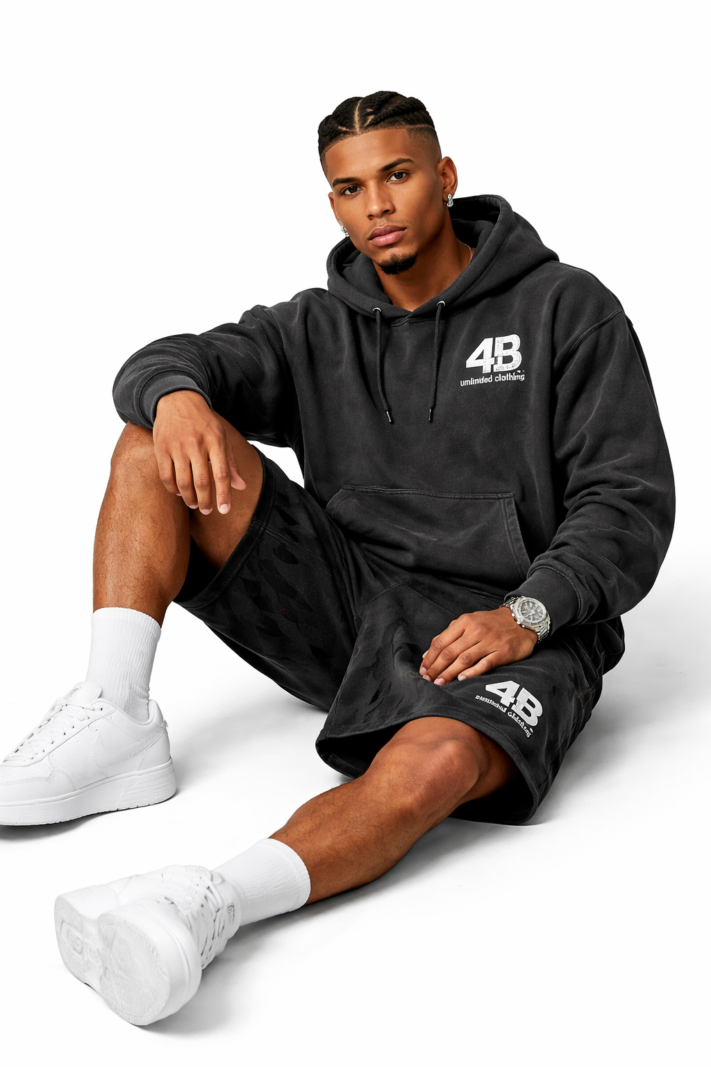Ensemble sweat et short "i don't miss"