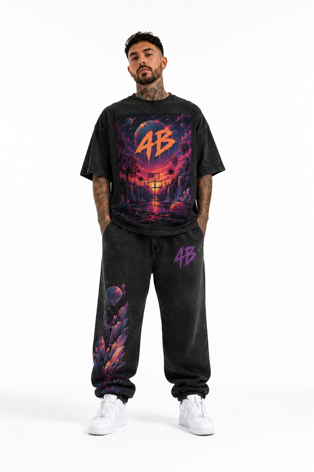 Ensemble tshirt/jogging Cosmic hoop