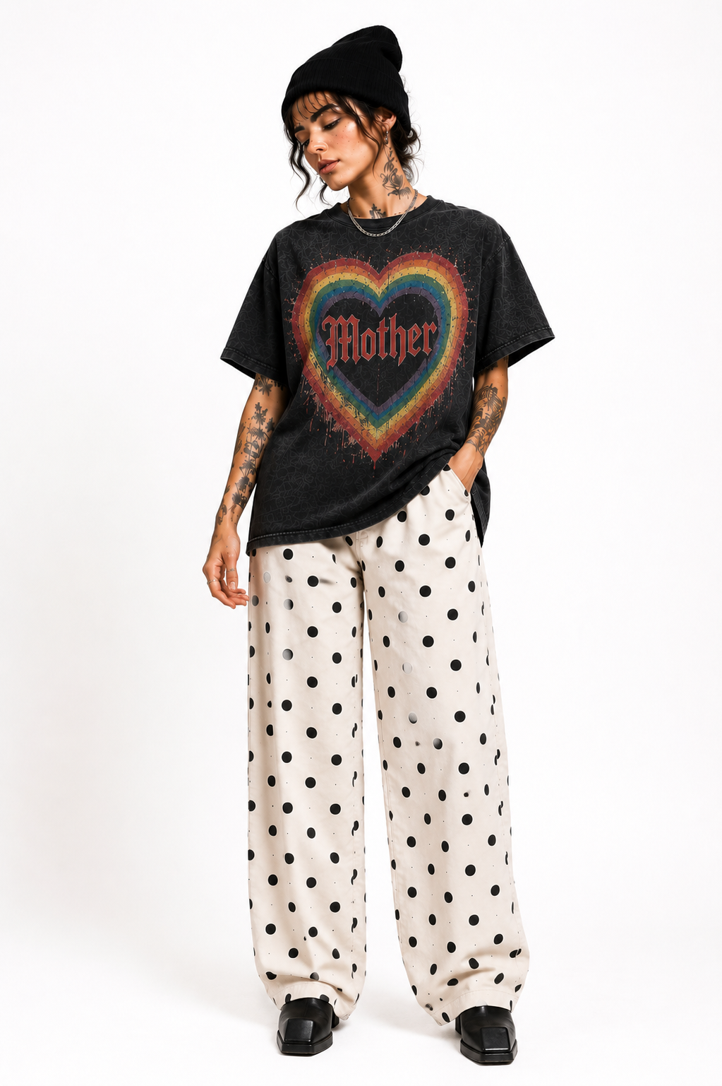 T-shirt manches courtes "mother heart"