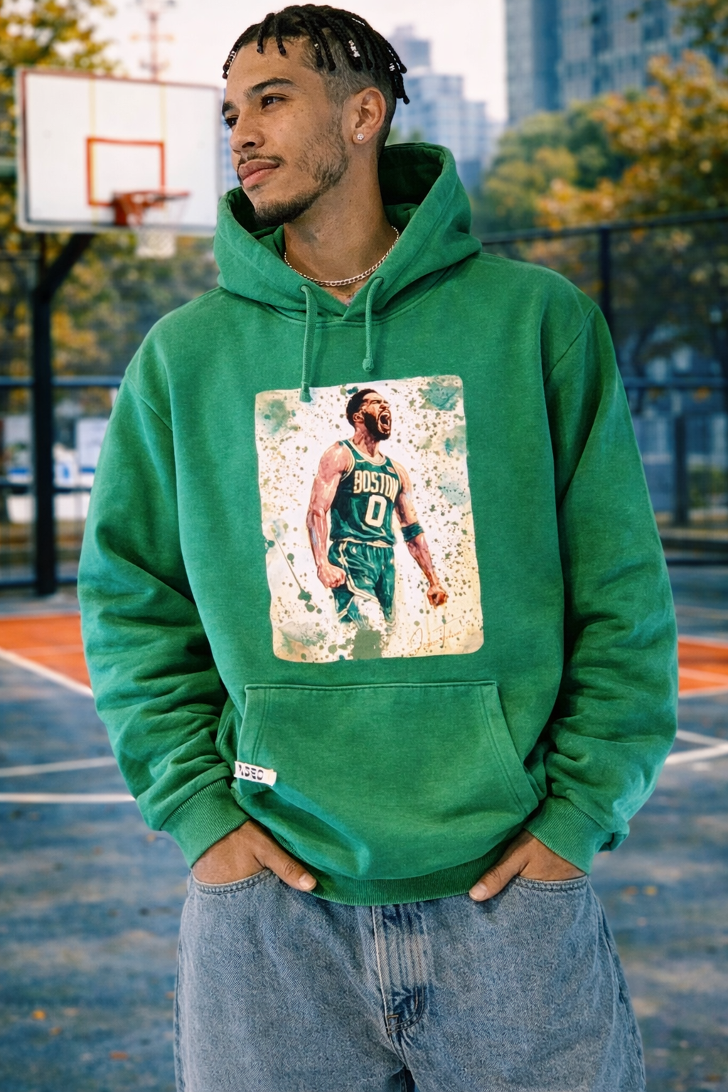 Sweat a capuche Collection "Paint" Tatum