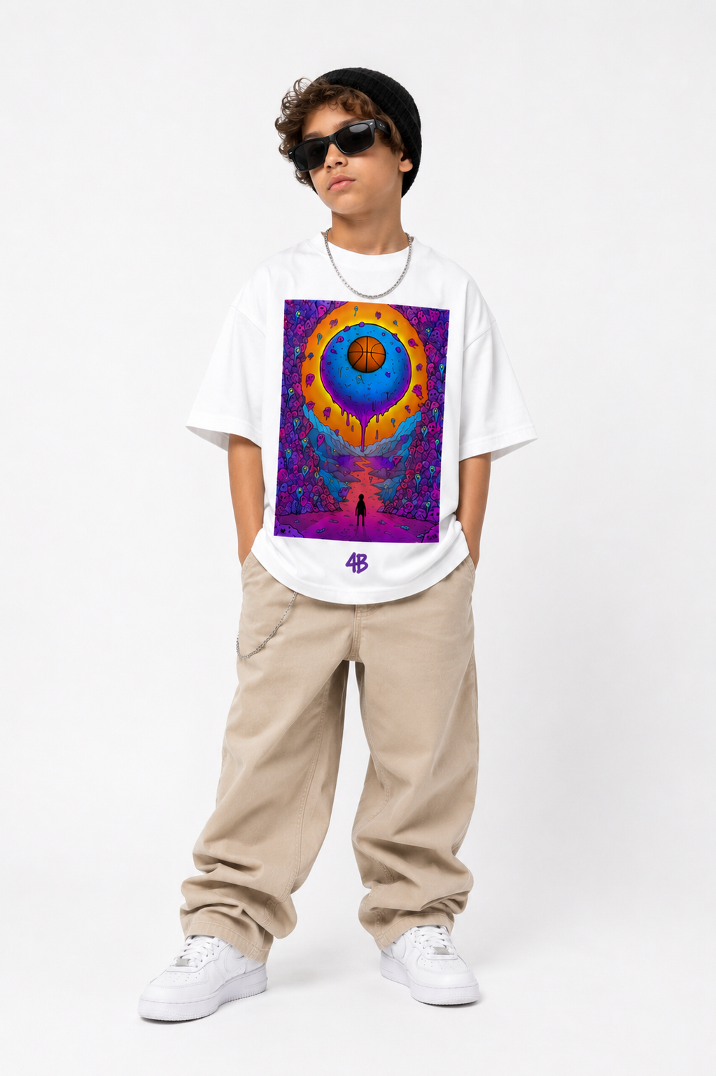T-shirt manches courtes "b ball monsters"
