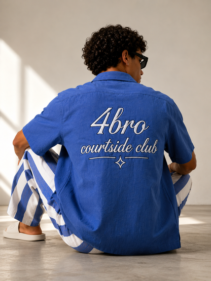 Chemise manches courtes "courtside club"