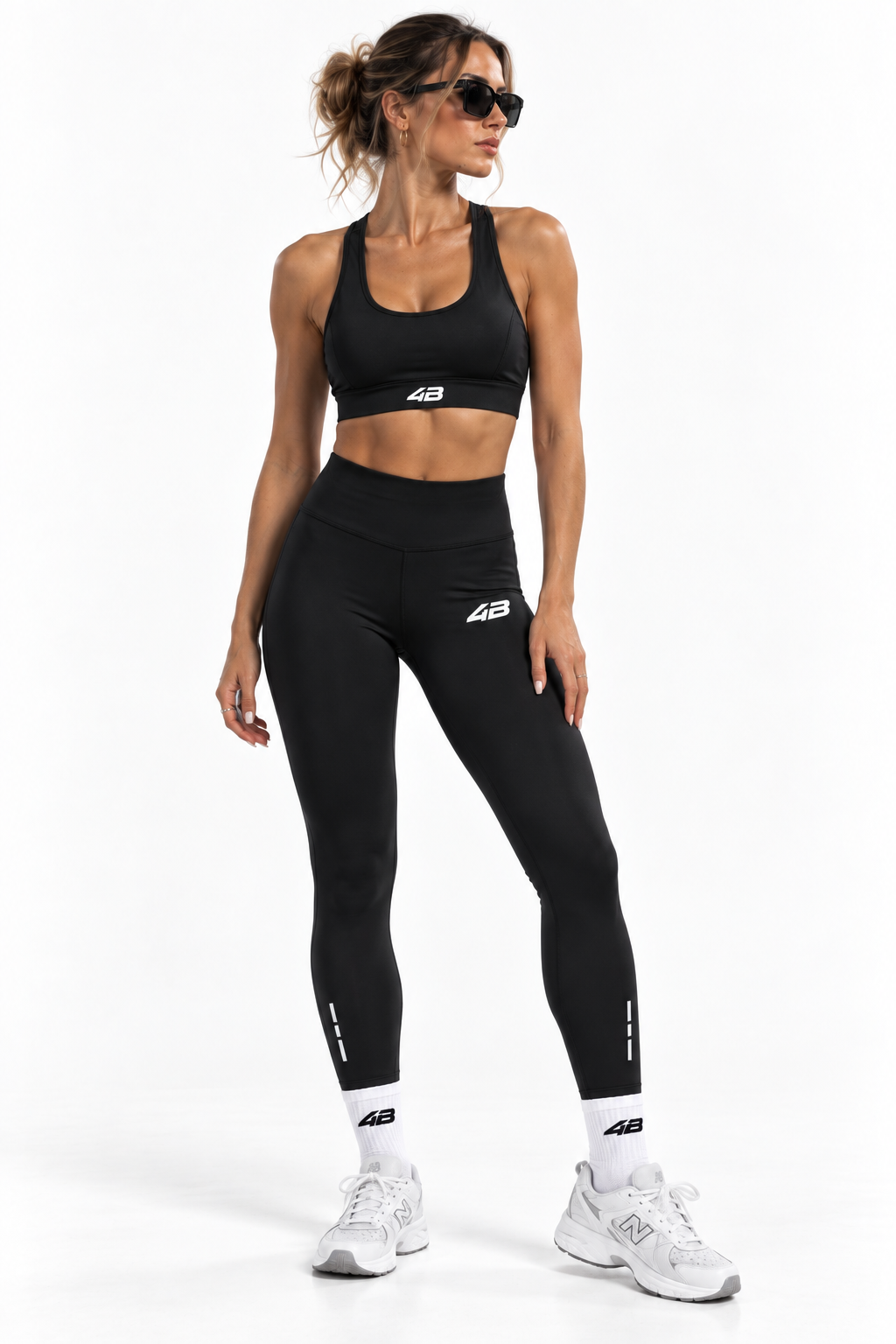 Brassière de Sport Femme 4B Performance Club – Black