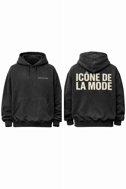 Sweat "icône de la mode" washed