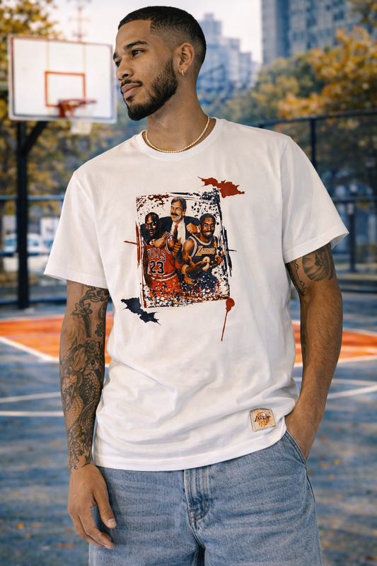 T-shirt collection "Paint" Mj, Phil & Kobe