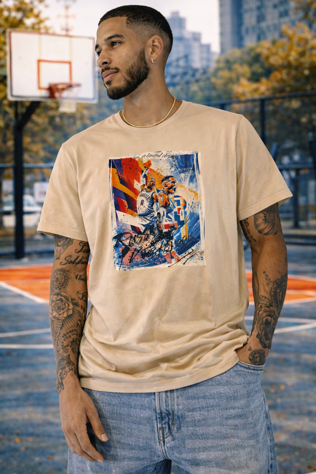 T-shirt collection "Paint" Russel