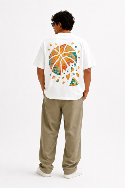 T-shirt manche courte "mosaic summer drop""