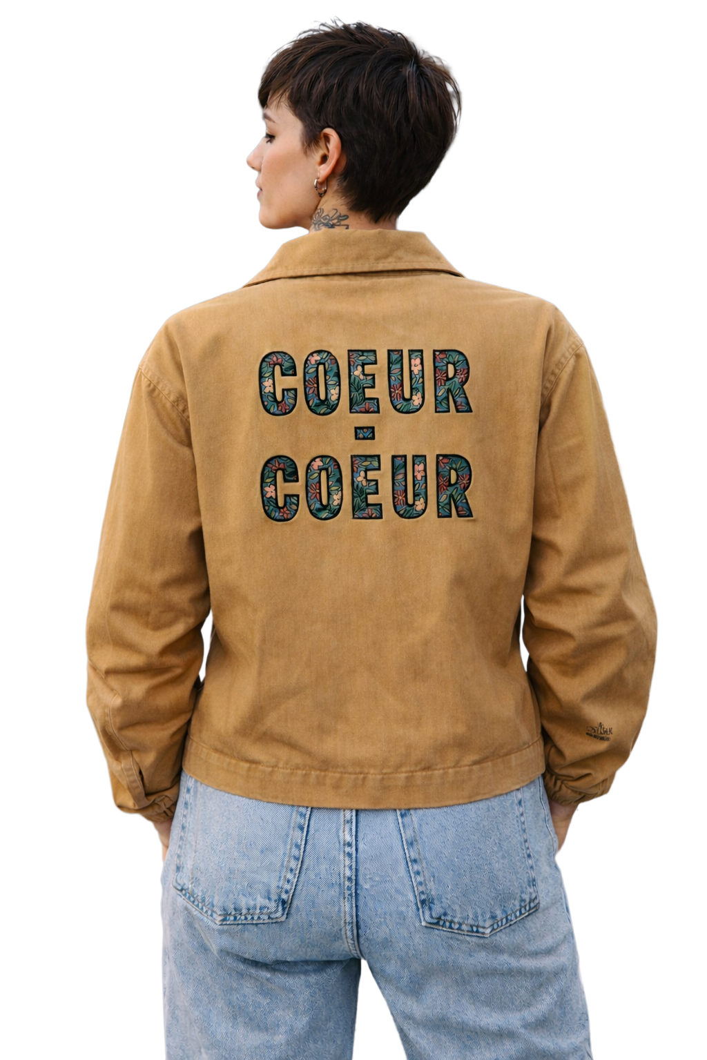 Veste "coeur-coeur"