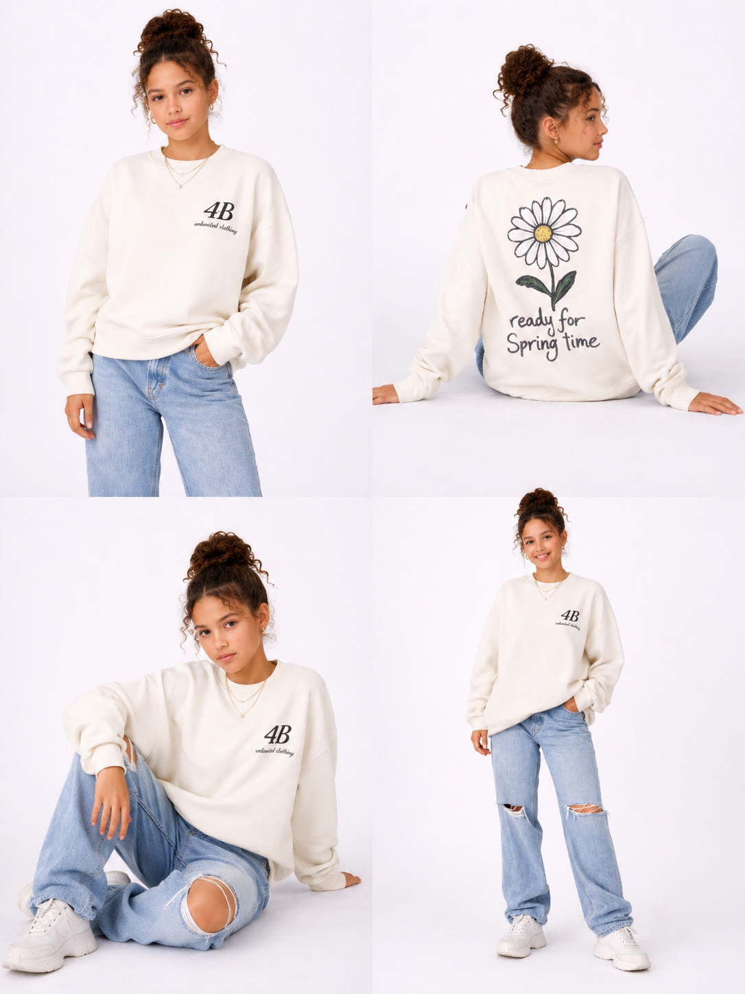 Sweatshirt "kids collection flowers*