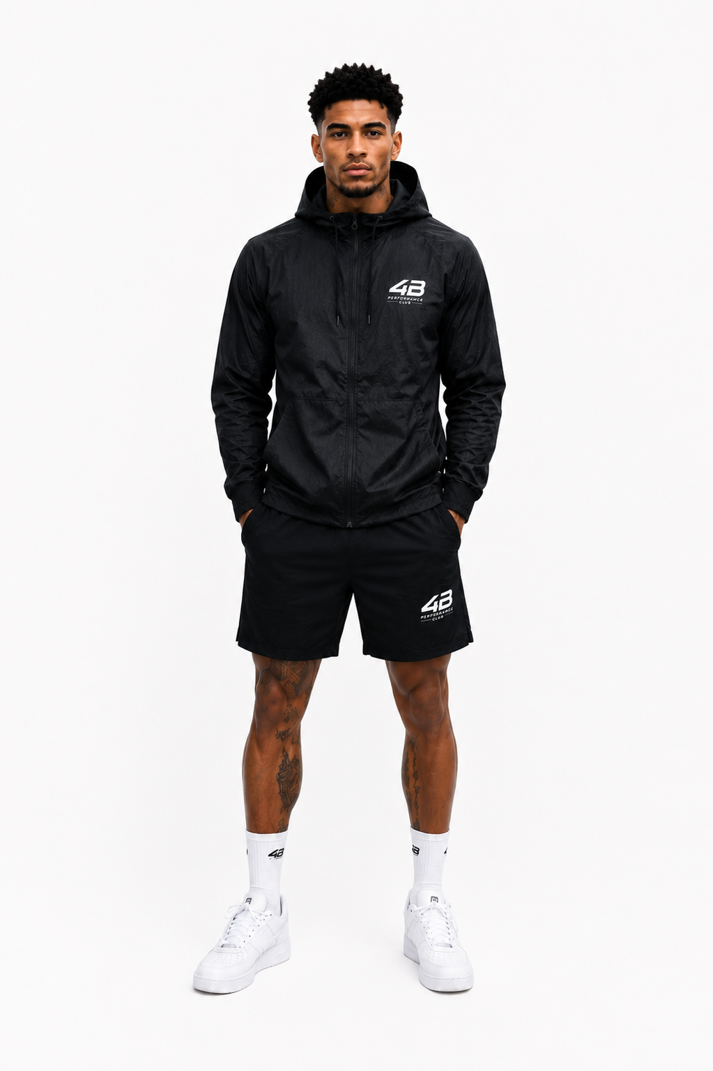 Veste de Sport Homme 4B Performance Club – Rain or Shine – Noir