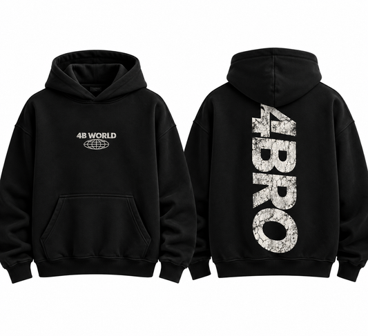 Sweat à Capuche Oversize 4BRO – 4B World | Hoodie Streetwear Unisexe