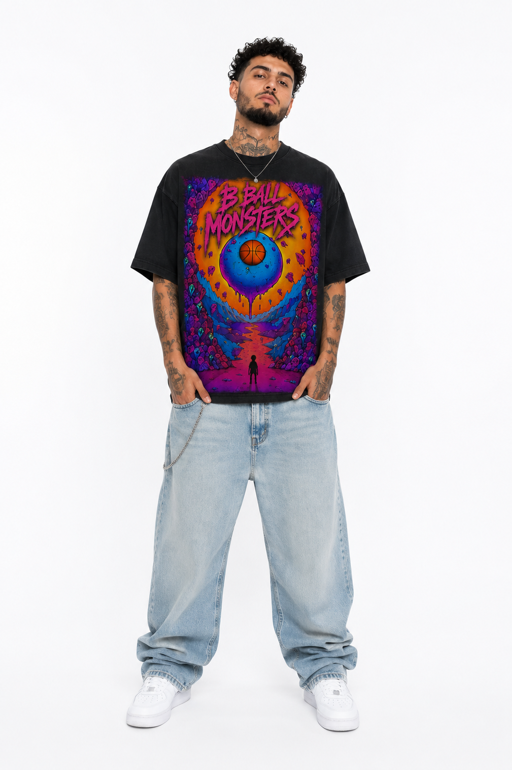 T-shirt "B ball monsters"