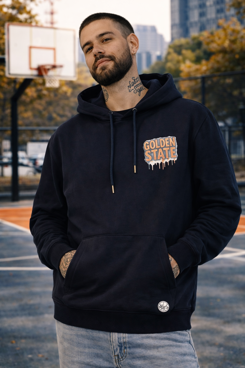 Sweat a capuche "Golden state"